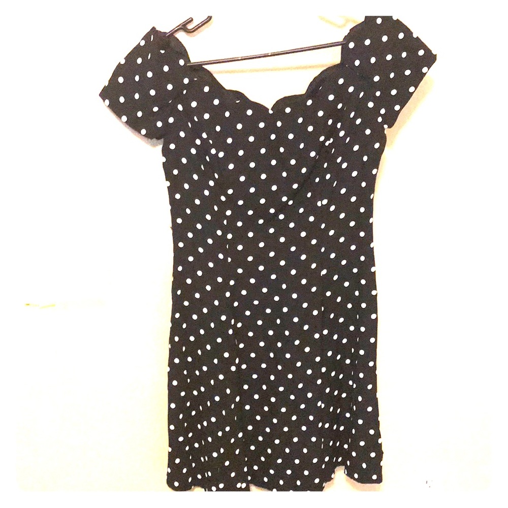 Vintage 1950’s polka dot dress. Size small